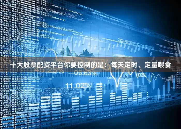 十大股票配资平台你要控制的是：每天定时、定量喂食
